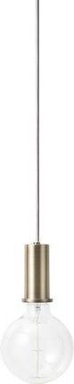 Ferm Living Lampa wisząca Socket Pendant mała mosiężna (5106)