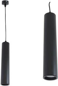 Led Plus Lampa wisząca 30cm GU10 czarna (LA076FS)
