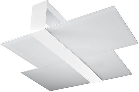 Lumes Biały szklany plafon sufitowy - S492-Zares (E22056SOLLUX_SL1045SOLLUX_SL1045)