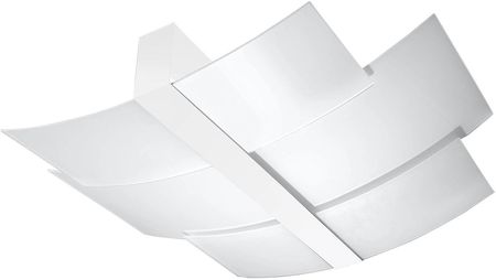 Lumes Biały nowoczesny plafon ze szkła - S493-Celis (E22058SOLLUX_SL1047SOLLUX_SL1047)