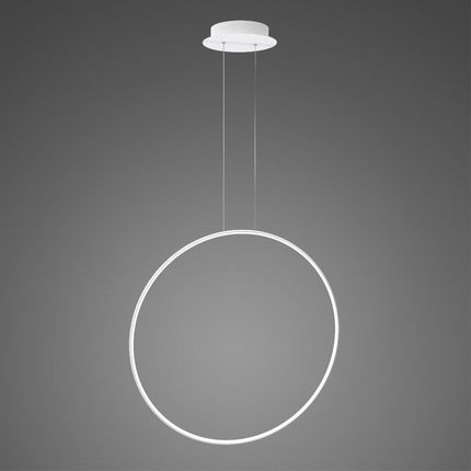 Altavola Lampa wisząca Ledowe okręgi No.1 X Φ80 cm in 3k biała ściemnialna Design (LA073X_80_IN_3K_WHITE_DIM)