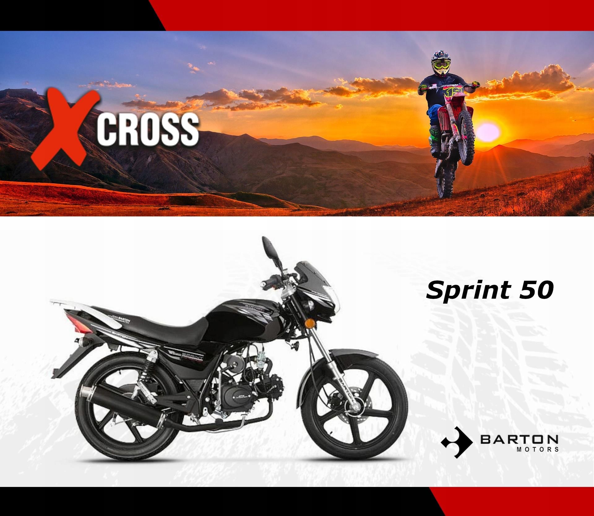 MOTOROWER BARTON SPRINT RS 50 RATY DOSTAWA