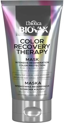 Biovax Maska Do Włosów Intensywna Regeneracja I Ochrona Koloru - Color Recovery Therapy Intensive Hair Mask 150 Ml