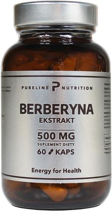 Pureline Nutrition Chlorowodorek berberyny z korzenia Berberysu chińskiego 60kaps.