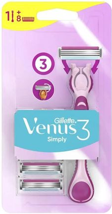Gillette Uchwyt Maszynki Simply Venus 3 + 8 Głowic