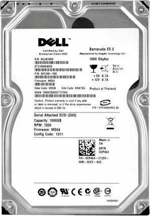 Dell 1Tb 7.2K 16Mb Sas 3.5'' St31000640Ss (0CP464)
