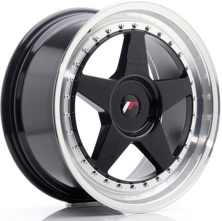 Jr Wheels Jr6 18X8,5 Et20-40 Blank Gloss Black W/Machined