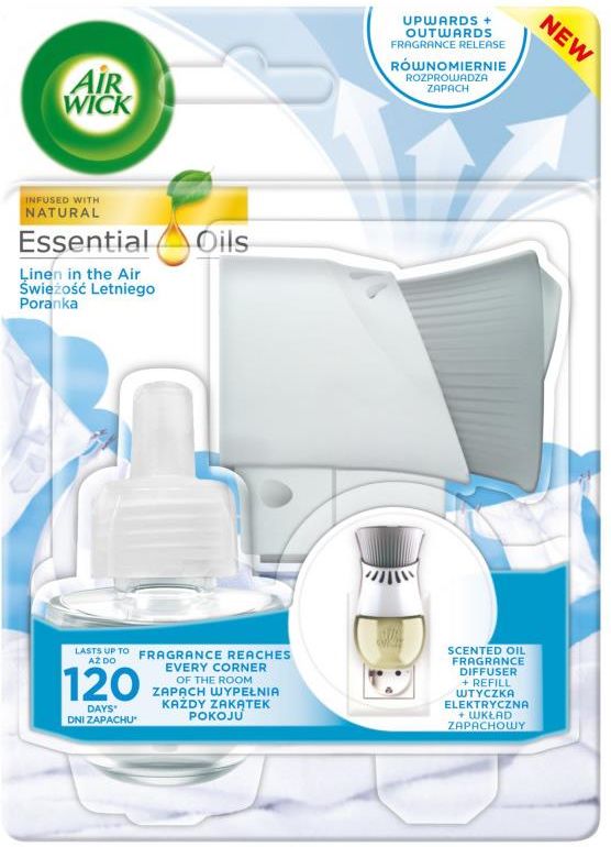 AIR WICK Essential Oils elektryczny odświeżacz powietrza i wkład