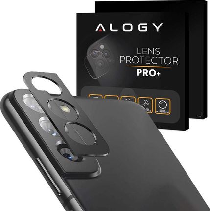 Alogy Osłonka ochronna na obiektyw do telefonu Metal Lens Cover do Samsung Galaxy S22 Czarna uniwersalny