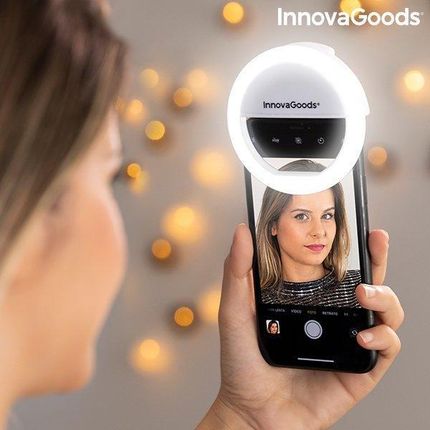 Innovagoods Przenośna Lampa Pierścieniowa do Selfie Instahoop