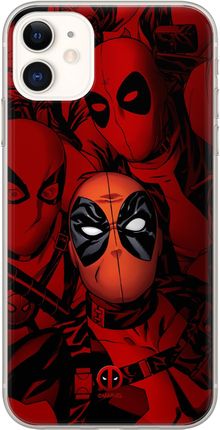 Etui Deadpool 001 Marvel Nadruk pełny Czerwony Producent: Samsung, Model: F62 / M62