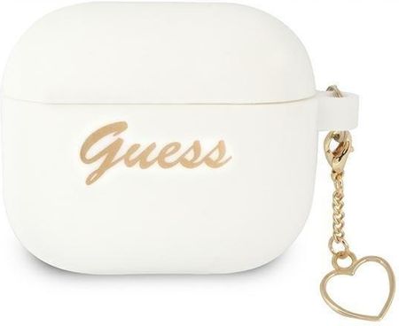 Guess GUA3LSCHSH AirPods 3 cover biały/white Silic