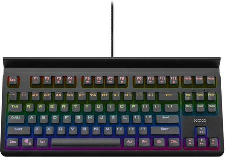 Klawiatura Noxo przewodowa Specter Gaming mechaniczna TKL BLUE SWITCH podświetlenie Rainbow (329909)