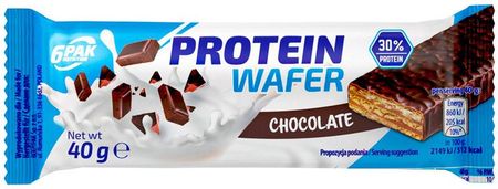 6PAK Nutrition Protein Wafer 40g WAFEL BIAŁKOWY Chocolate Salted Caramel