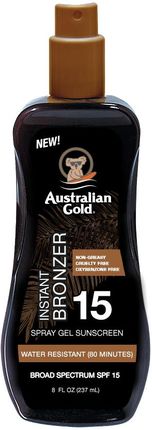 Australiangold Bronzer Spray Spf15 Żel Do Opalania Spray 237 ml