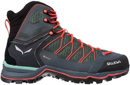 Salewa Buty Mtn Trainer Lite Mid Gtx Women Field Green Fluo Coral