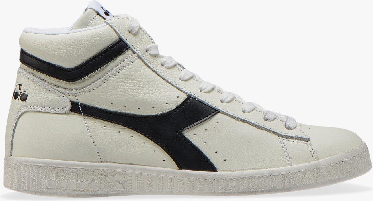 Diadora Juego Unisex Para Adultos L HIGH Waxed-U Athletic, Blanco/Pimienta Roja