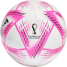 Piłka nożna adidas Al Rihla Club Ball biało-różowa H57787 - Piłki do piłki nożnej