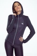 Damska bluza treningowa z kapturem SPEED X : Kolor - Grafit, Rozmiar - L