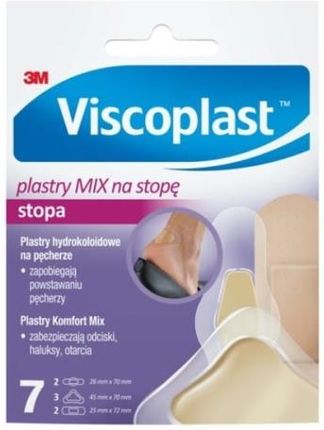 Viscoplast plastry Mix na stopę 7szt