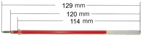 Office Products Wkład Do Długopisu Żelowego 0,7Mm Classic Czerwony