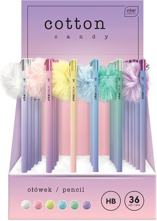 Ołówek Z Pomponem Cotton Candy Mix Kolorów
