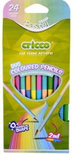 Zdjęcie Cricco Kredki Dwustronne Pastel 12Szt. (Cr324K122) - Nowe Brzesko