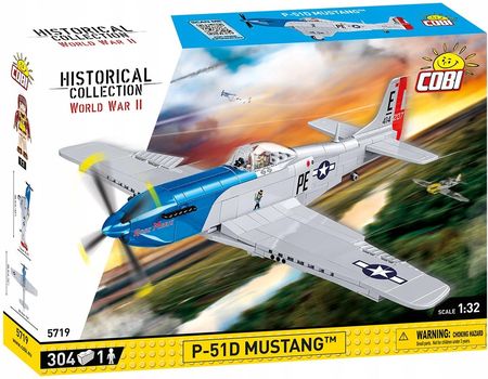 Cobi Klocki 5719 Mustang P51 D