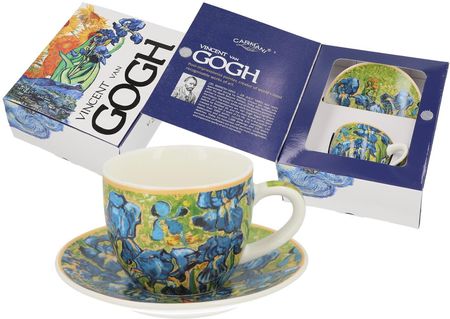 Carmani Filiżanka 80ml Espresso Ze Spodkiem V. Van gogh Irysy