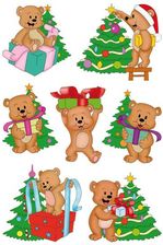 Zdjęcie Dekor-Art Serwis Naklejka Misie Świąteczne - Śmigiel