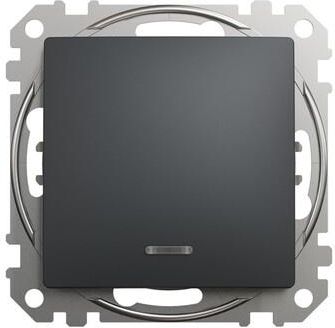 Schneider Electric Przycisk Z Podświetleniem Czarny Antracyt SDD114111LSCH