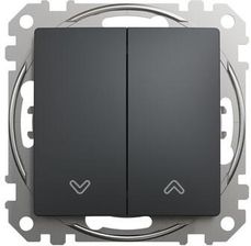 Zdjęcie Schneider Electric Przycisk Żaluzjowy Czarny Antracyt SDD114114SCH - Wrocław