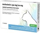KRKA Anthelmin 230mg + 20mg 2 tabletki
