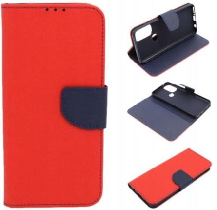 Etui Fancy Diary do Motorola Moto G71 5G czerwone