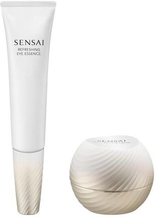 Sensai Expert Products Total Eye Treatment Kremy Pod Oczy Refreshing Eye Essence 20ml & Melty Rich Eye Cream 15ml 