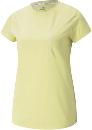 PUMA Koszulka damska Puma RTG Heather Logo Tee żółta - Żółty
