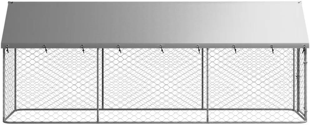 Vidaxl Kojec Dla Psa Z Zadaszeniem 400x100x150cm (171497) - zdjęcie 3 Vidaxl Kojec Dla Psa Z Zadaszeniem 400x100x150cm (171497)