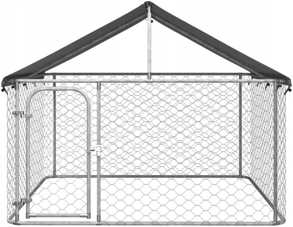 Vidaxl Kojec Z Zadaszeniem Dla Psa 200x200x150cm (171498) - zdjęcie 2 Vidaxl Kojec Z Zadaszeniem Dla Psa 200x200x150cm (171498)