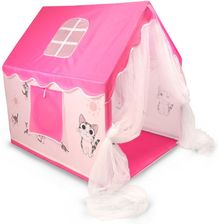 Namiot Dla Dzieci - Domek Do Zabawy W Kotki Z Lampkami LED - Domki i namioty dla dzieci