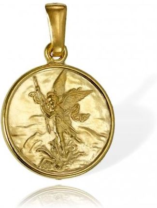 Norbisrebro Złoty Medalik ŚWIĘTY MICHAŁ ARCHANIOŁ Pr. 585 (IDRMICHAŁARCHANIOŁ160322)