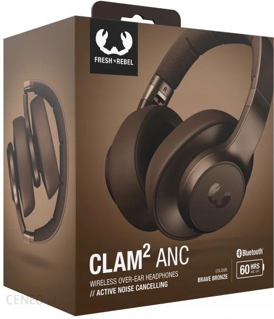 Opinie - Brave i ceny Fresh Clam Słuchawki na (3HP4100BB) Bluetooth \'n 2 ANC Bronze Rebel