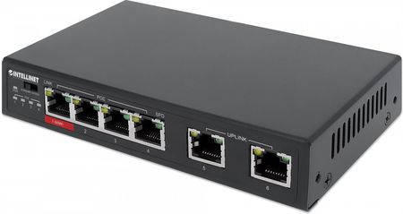 Intellinet Switch Fast Ethernet 6X Rj45 W Tym 3Xpoe I 1X High-Power Poe (561686)