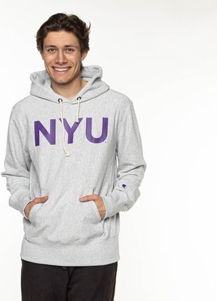 Champion Hooded Sweatshirt GREY NYU