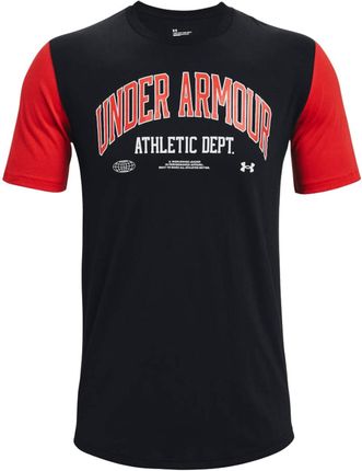 T-shirt, koszulka męska Under Armour Athletic Department Colorblock SS Tee 1370515-001 Rozmiar: L