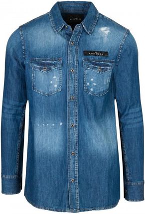 JOHN RICHMOND stylowa męska koszula DENIM BLUE -50%