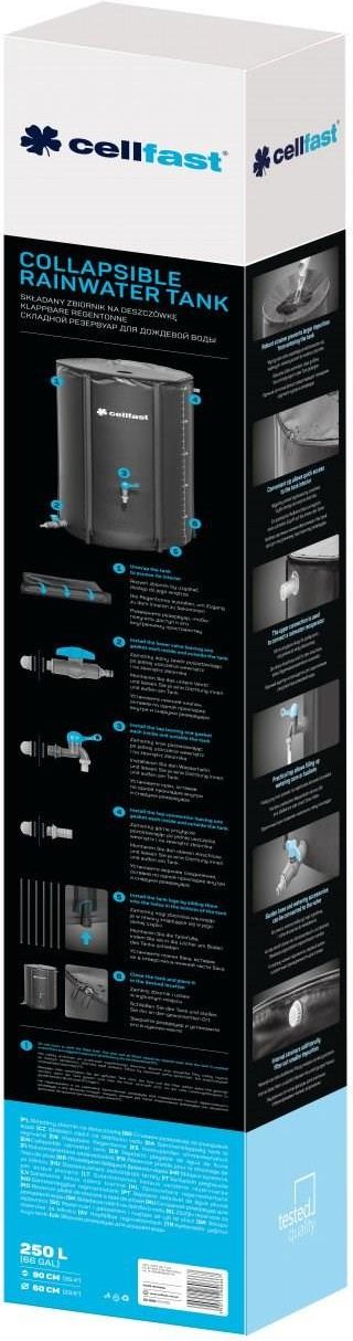 Cellfast Składany Zbiornik Na Wodę Deszczową 250L (52550)