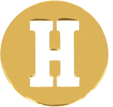 Złota zawieszka "H" ZA.00450 pr.585