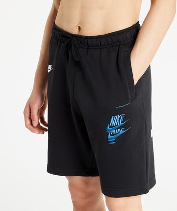 nike women's sportswear essential french terry shorts black