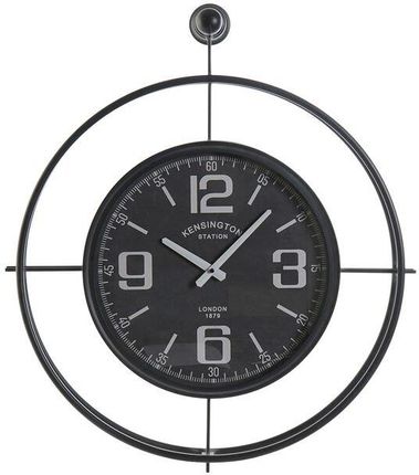 Dkd Home Decor Zegar Ścienny Szkło Czarny Żelazo 64X9X73Cm (S3026685)