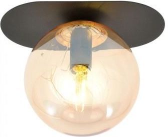 EMIBIG PLAZA LAMPA SUFITOWA 1-PUNKTOWA CZARNA/MIODOWA 1120/1 11201
